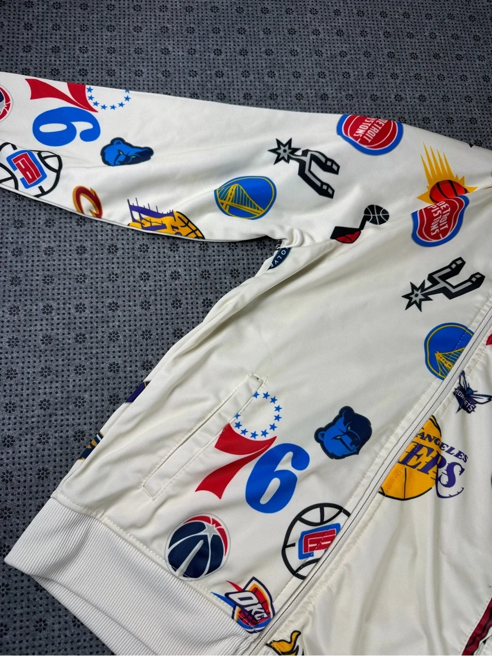 NBA Team Logos Lightweight Full Zip Up